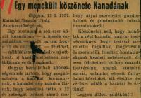 3. A Saturday Section újságcikke az Ottawában élő magyarokról