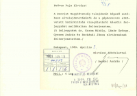 A Belügyminisztérium tájékoztató feljegyzése a Külügyminisztérium számára a budapesti szovjet nagykövetség autóbuszának eltulajdonításáról