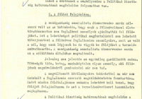 A Földművelésügyi Minisztérium Földbirtokpolitikai Főosztályának jelentése a földtulajdonról és földhasználatról