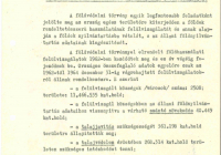 A Földművelésügyi Minisztérium Földbirtokpolitikai Főosztályának jelentése a földtulajdonról és földhasználatról