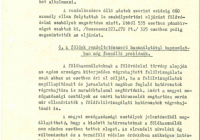 A Földművelésügyi Minisztérium Földbirtokpolitikai Főosztályának jelentése a földtulajdonról és földhasználatról