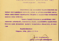 A Magyar Mezőgazdák Szövetkezetének levele a földművelésügyi miniszter részére. 1904. július 23.