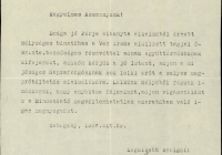 A VEZ-iroda munkatársainak részvéttávirata, 1936. október 29.