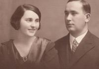 Dr. Horvát Imre és felesége, Kecskeméthy Edit, 1935 (Serényi Árpád felvétele) 
