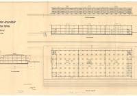 Emeletes áruraktár terve, 1934 (Magyar Nemzeti Levéltár Országos Levéltára Z863-74d-70t)