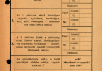 Sportegyesületi tagok származására vonatkozó kérdőívek, tájékoztatók és formanyomtatványok