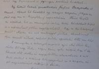 Szilassy Béla 1918. december 26-án írt levele