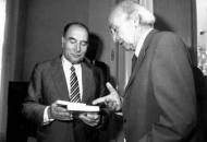 2019: François Mitterrand elnök és Illyés Gyula találkozása 1982. július 9-én