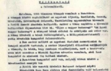 0000: Ügyeleti jelentések 1956 októberéből