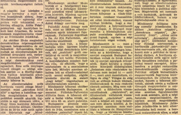 2025: Mindszenty bíboros amerikai menedékének instabil első hónapja